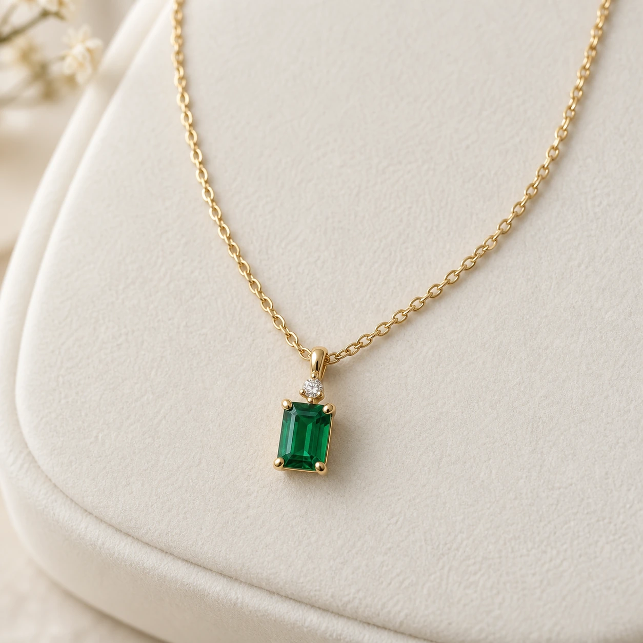 Émera pendant 골드 주얼리 콘셉트