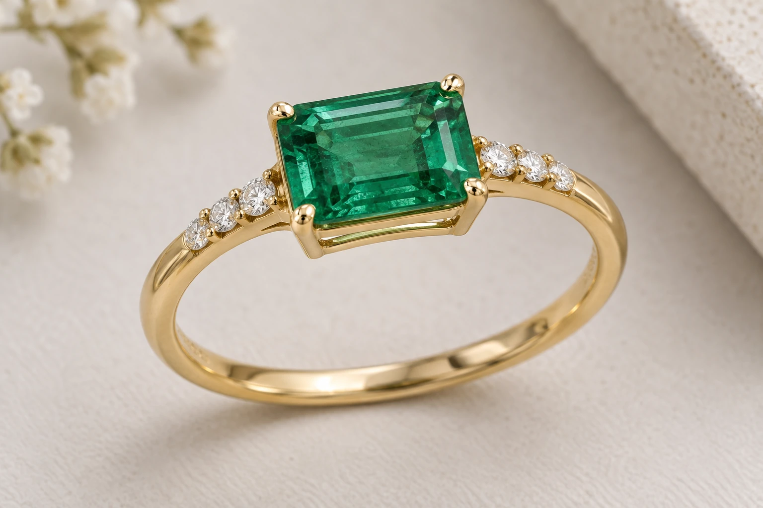 Émera ring 골드 주얼리 콘셉트